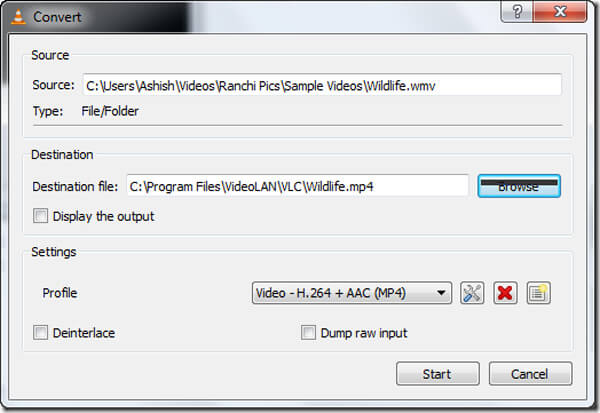 change file to mp4